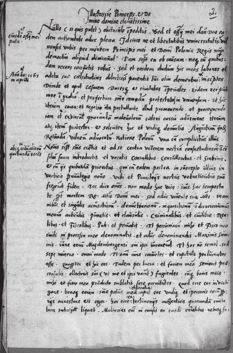 186 VILNIAUS BURMISTRO LUKO MARKOVIČIAUS MUNDIJAUS KALBOS, LAIŠKAI IR KITI RAŠTAI (1551 1584 M.