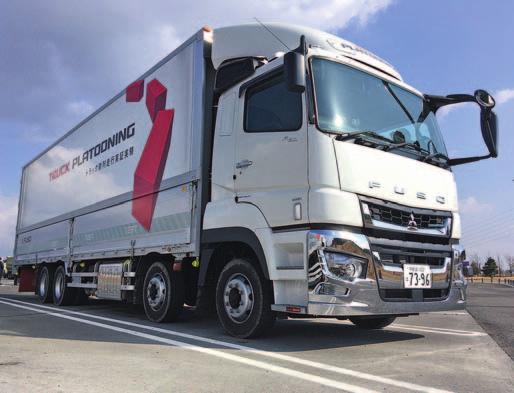 [ 18 ] PANORAMA Daimler Trucks testuje w Japonii technologię platooningu! Po serii testów związanych z elektronicznym sprzęganiem ciężarówek tworzeniem tzw.