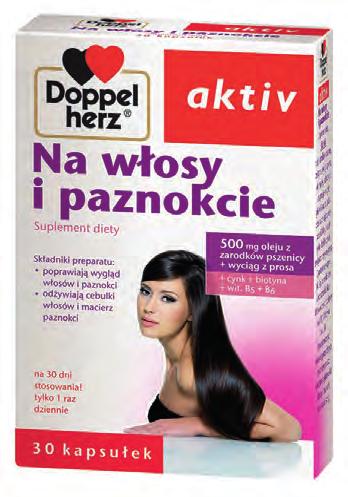 BEAUTY Olej z zarodków pszenicy 500 mg Wyciąg z prosa 150 mg Kwas pantotenowy 6 mg 100% 1 mg 71% Biotyna 150 µg 300% Cynk 5 mg 50% Preparat zawiera skoncentrowany wyciąg z prosa oraz olej z zarodków