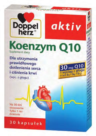 Koenzym Q10 jest substancją o charakterze witaminy, która nazywana jest eliksirem młodości, bowiem odpowiada za wytwarzanie energii w komórkach organizmu.