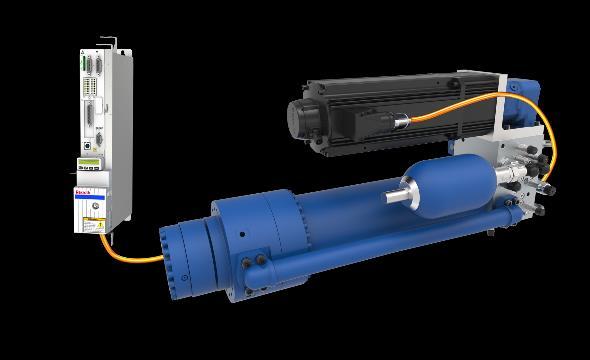 Niezależna oś hydrauliczna SHA firmy Bosch Rexroth PI 070081 Oś hydrauliczna SHA W przemyśle można zaobserwować rosnącą tendencję w zakresie wykorzystywania napędów elektrycznych.