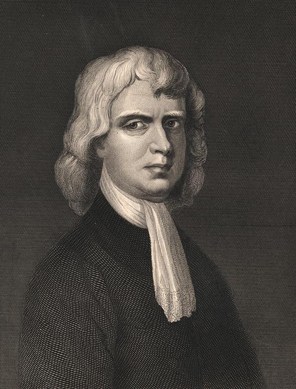Portret Isaaca Newtona, staloryt, 1850 r. Hadley zastosował w teleskopie newtonowskim zwierciadło o kształcie paraboloidalnym, aby pozbyć się tej niewygodnej wady. W 1726 r.
