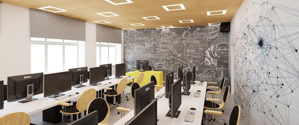 Name project : Project classroom in Gliwice Interior design: Agata