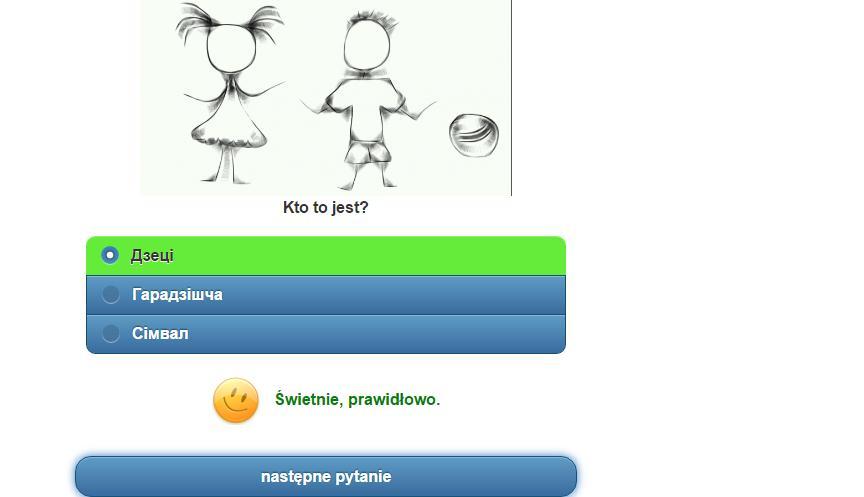 Пярэднеязычны зубны гук [л ] прысутнічае ў польскай мове, але толькі перад галосным [і]. Пастаноўка гука ажыццяўляецца праз польскі гук [л ] у дадзенай пазіцыі.