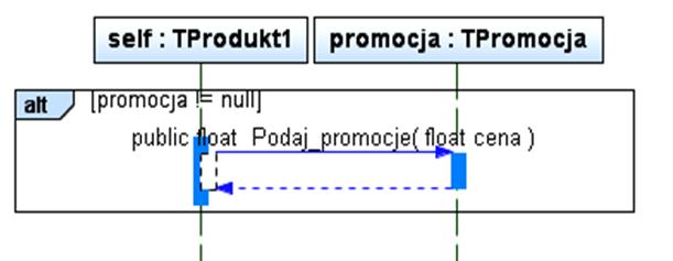 4.3. Kod operacji w klasie TProdukt1: @Override public boolean equals (Object atprodukt) TProdukt1 atprodukt1 = (TProdukt1)aTProdukt; if ( atprodukt1 == null ) return false; boolean bstatus = true;