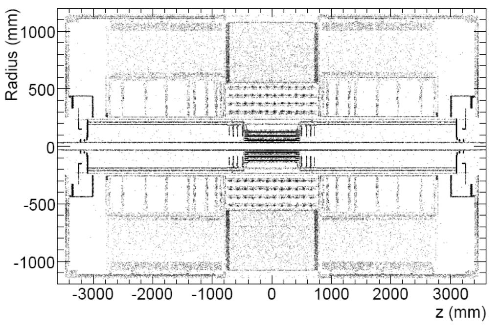 Photon Conversion Image of Material