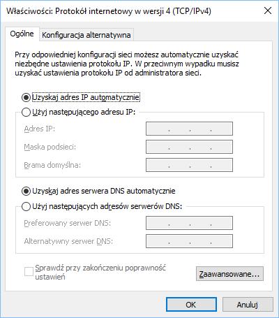 Ruting 2016 Konfiguracja bramy domyślnej na komputerach jest bardzo prosta, jeśli korzystasz z usługi DHCP, która przydziela na automatycznie adresy IP, w ogóle nie