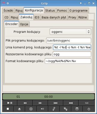 S O FTW A R E uicyjne, że nie m a se nsu się dłuże jprzy nim zatrzym yw ać. rów. W yb ie ram y Start ripping- > Fi e type O gg ( ub m p3 am e ), k onfiguruje m y k ode r i w yb ie ram y start.