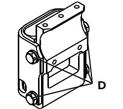 6.9 Spondine Fig. 6.9. Braccioli a montante singolo regolabili in altezza, (Fig. 6.9.) ATTENZIONE! Non utilizzare le spondine o i braccioli per sollevare o trasportare la carrozzina.. Montaggio a.