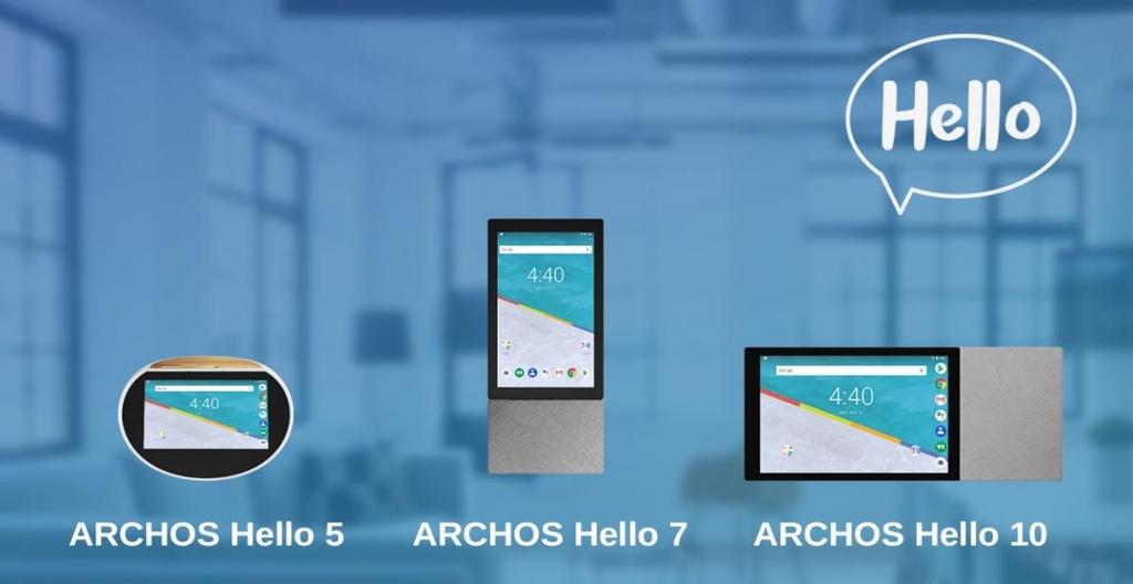 Asystenci domowi ARCHOS Hello na IFA 2018 Kraków, 28 sierpnia 2018 roku Firma ARCHOS zaprezentuje na targach IFA 2018 w Berlinie zestaw trzech asystentów domowych z linii ARCHOS Hello.