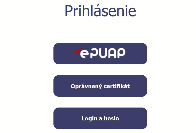 1.1. Dôveryhodný profil epuap (týka sa iba prijímateľov z Poľska) Základnou metódou prihlasovania do systému je v prípade poľských prijímateľov verifikácia pomocou elektronickej platformy služieb