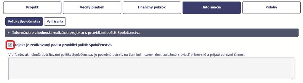 Ak ste v dôsledku realizácie projektu získali príjem, v poli uveďte zdroj príjmu a krátky opis okolností vzniku príjmu. Môžete zadať maximálne 700 znakov.