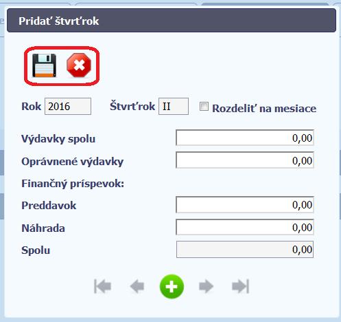 V programoch Interreg sa preddavky neposkytujú.