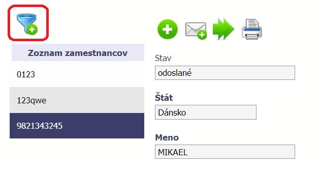 V otvorenom okne Nastavenia filtra, ktoré obsahuje väčšinu polí z obidvoch sekcií, môžete