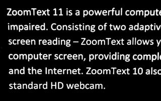 Rozdział 7 Funkcje narzędzi 209 Kamera ZoomText Funkcja kamery ZoomTexta pozwala użyć dowolnej kamery internetowej HD do powiększania druku i innych obiektów wprost na ekranie komputera - w tym