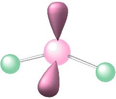 Model VSEPR Przykład 1 2 O 08_143 Lone pair O