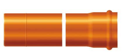 Rury i kszałki z PVC Pipelife posiadają efekywny, bezpieczny i całkowicie szczelny sysem uszczelniający Power -ock i Sewer-ock.