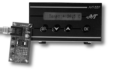 Programator termostatów P R cyfrowych O J E K DS1620 T Y Programator termostatów cyfrowych firmy Dallas, część 2 kit AVT 337 Co to jest programator termostatûw cyfrowych wyjaúniliúmy w poprzednim