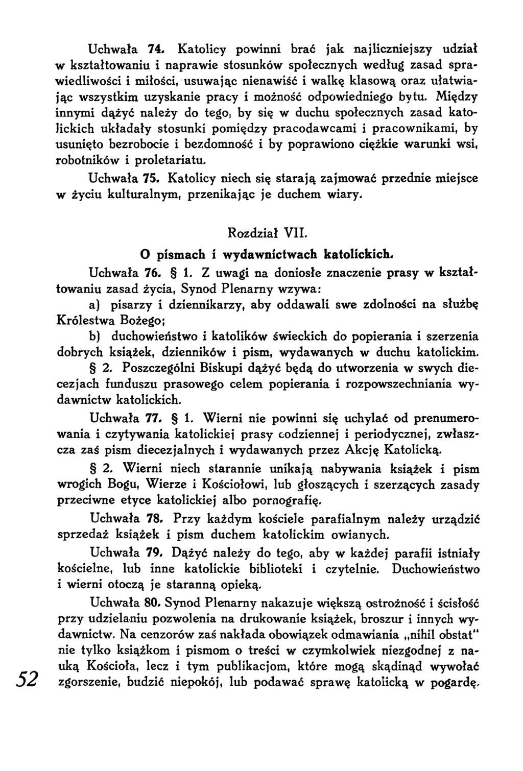 Uchwała 74.