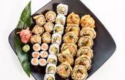 szt. chicken tempura roll 6 szt. sake tempura roll 6 szt. surimi tempura maki 6 szt. Grill Set 18 szt.