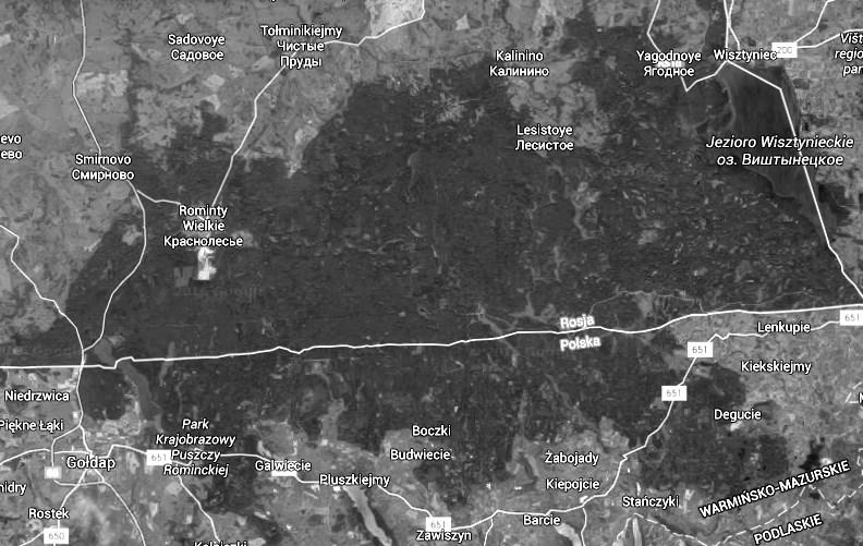 92 Fig. 4. Romincka Forest on both sides of Polish Russian border (source: Google Maps) Fig. 5.