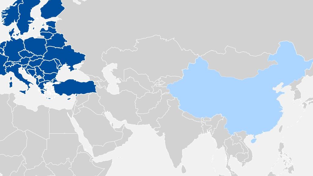 POSITION OF PKP CARGO GROUP ON THE NEW SILK ROAD Zabaykalsk - IV Manzhouli TERESPOL - BRZEŚĆ (MAŁASZEWICZE) Alashankou - II Dostyk/Altynkol I Khorgos Chengdu Chongqing III