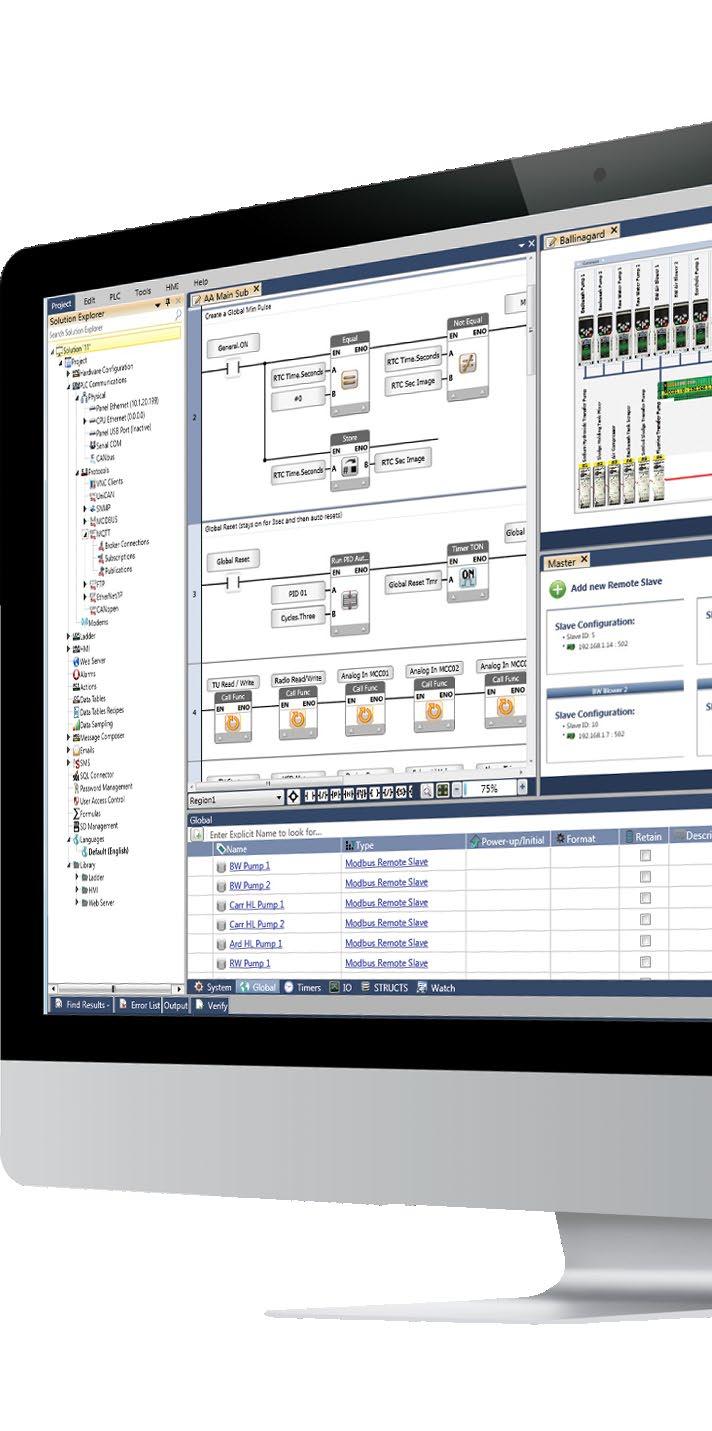 UniLogic - UniStream Jedno narzędzie programistyczne UniLogic Studio jest ujednoliconym oprogramowaniem do konfiguracji hardware'u, protokołów komunikacyjncyh, pisania w języku drabinkowym i