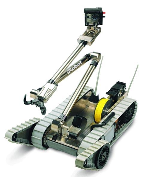 2002 Taktyczny robot militarny - amerykańska firma irobot PackBot.