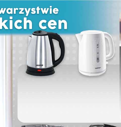 38 CZAJNIK ZCK0279W moc: 2200 W pojemność: 1,7 l podświetlany wyłącznik 36131118