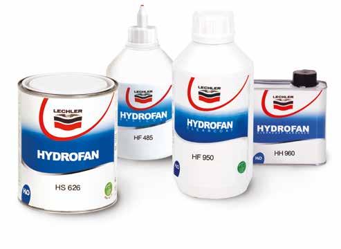 Very low environmental impact Minimum overspray Easy use These characteristics make Hydrofan Fillers an innovative solution for today, not for tomorrow.