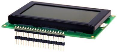 ZL5PIC zestaw uruchomieniowy dla mikrokontrolerów PIC16F887 17 Złącze graficznego wyświetlacza LCD Zestaw