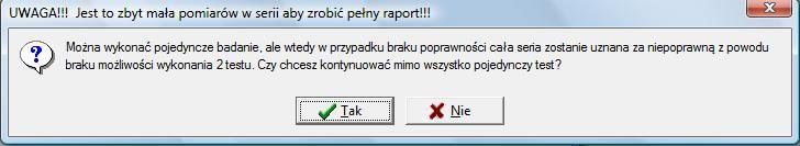 Zatwierdzenie komunikatu spowoduje wydruk lub eksport raportu. 10.