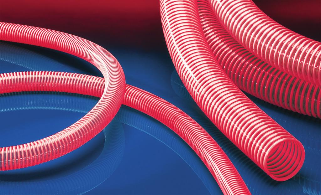 NORPLT PVC 384 1 2 Wąż PVC, wąż do przeysłu spożywczego i faraceutycznego, ciężki Zastosowania wąż do cieczy oraz proszków, ateriałów sypkich, granulatów oraz do gazów przeysł spożywczy,