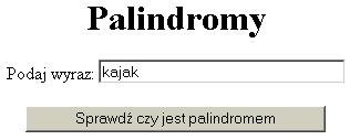 Palindromy Palindromem (z greckiego) nazywamy wyraz, który tak samo brzmi, gdy jest czytany wspak. Palindromami są na przykład takie wyrazy, jak kajak, zaraz, oko, zakaz, mam itp.