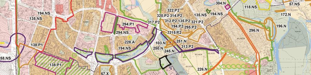 tereny zieleni (ZP1) i (ZP2) 12 POZOSTAŁE (funkcje, parametry