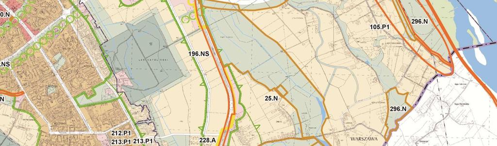 Skarpy Warszawskiej i trudne warunki geomorfologiczne (9/296) charakter zabudowy tego rejonu wyklucza usługi uciążliwe (296) uciążliwość POW wyklucza lokalizacje zabudowy jednorodzinnej