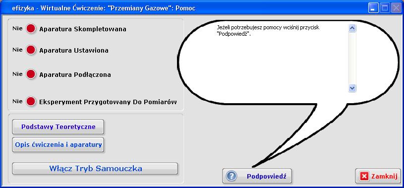 Okno notatnika działa równolegle do programu głównego.