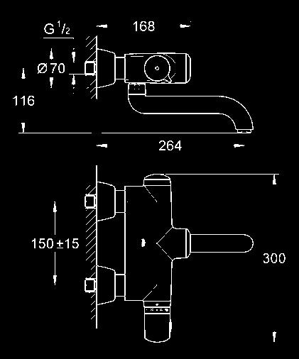 bezpieczeństwa pomiędzy 35 C i 45 C regulator strumienia laminarnego 9 l/min.