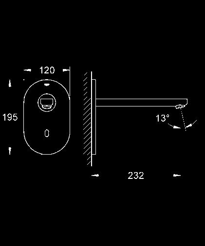 ze stali szlachetnej wysięg 232 mm 7 programów wstępmych automatyczne spłukiwanie dezynfekcja termiczna tryb czyszczenia dodatkowe funkcje i precyzyjne ustawienia za pomoca pilota (36 407 000) do