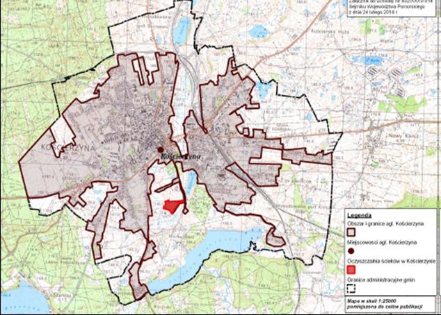 ROZWÓJ INFRASTRUKTURY System wodociągowo-kanalizacyjny MPI KOS-EKO S Rozwój sieci kanalizacyjnej i wodociągowej w mieście Kościerzyna będzie realizowany w obszarze określającym aglomerację