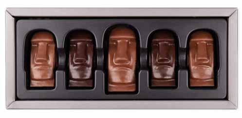 zł 5 wyjątkowych figurek z mlecznej i deserowej czekolady nawiązujących do skarbów Wyspy