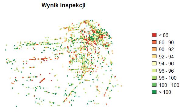 Dane punktowe i agregacja po siatce Agregacja po siatce (2) Informacje z danych