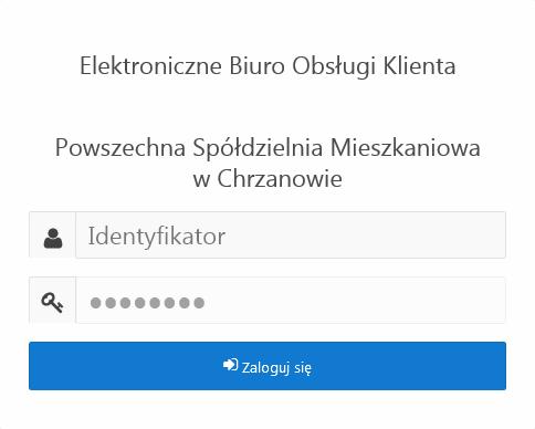 Dostęp do serwisu uzyskuje się po osobistym zgłoszeniu się osoby, której przysługuje tytuł prawny do lokalu, w siedzibie Spółdzielni przy ul. Kardynała Wyszyńskiego 17 w Chrzanowie, pokój nr 146.