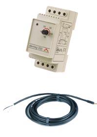 75 Termostat devireg TM 330 Elektroniczny termostat przeznaczony do montażu na listwę DIN. Dostępny w pięciu zakresach temperatur.