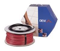 67 Kabel grzejny deviflex TM DTVF-10 Jednostronnie zasilany kabel grzejny o grubości 4,12 mm.