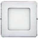 Panele LED Małe panele LED natynkowe kwadratowe srebrne Latarki Oświetlenie ZM6222 15 39 067 140