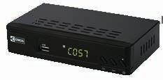 (włączone/stand-by): 5 W/< 1 W wymiary: 168 92 35 mm opakowanie: 1 szt., pudełko J6009 typ EM170 HD 25 20 236 000 1/ / /12 tuner DVB-T/DVB-T2 odbiór sygnału: SD, HD kodowanie: mpeg 2, mpeg 4, h.