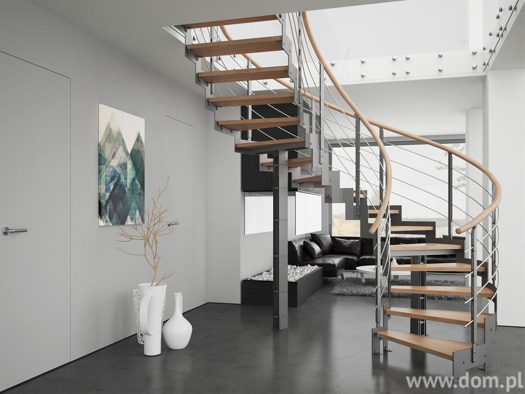 Dobierając schody do wnętrza nowoczesnego, można postawić praktycznie na wszystko, co efektowne i geometryczne.