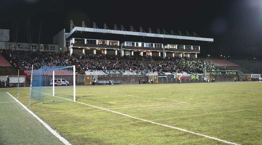 Harcerskiej stał się jednym z najbardziej charakterystycznych obiektów sportowych na Śląsku. W swoim czasie uchodził za ładny i nowoczesny stadion. W 1992 r.