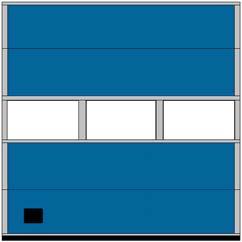 2.3 Kolory opcjonalne * Malowanie fabryczne Połać bramy może zostać fabrycznie pomalowana na dowolny kolor RAL lub NCS, a także niektóre kolory metaliczne (tyko od